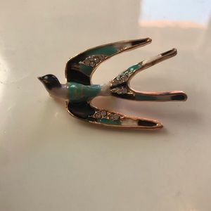 Bluebird Brooch
